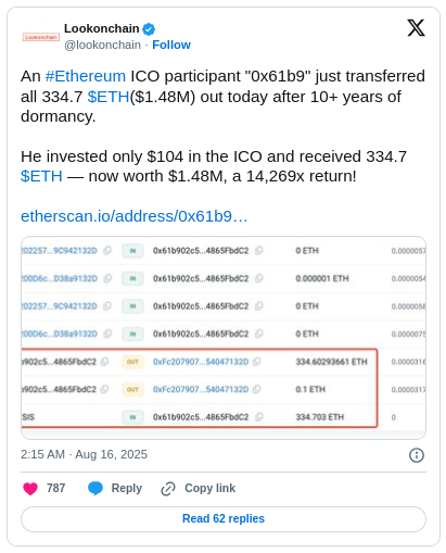millonario criptomonedas Ethereum